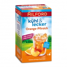 밀포드 쿨 & 테이스티 오렌지-복숭아 과일티 20개입