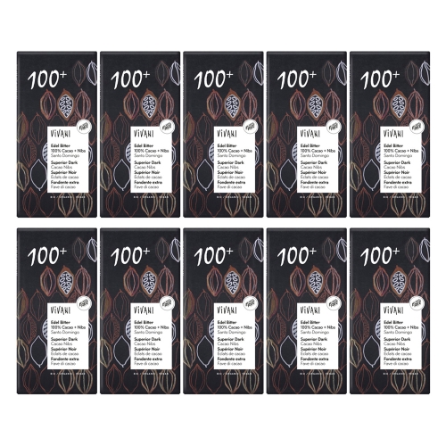 비바니 카카오닙스 100% 다크 초콜릿 80gX10개묶음